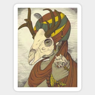 Demon Hunter (art print) Sticker